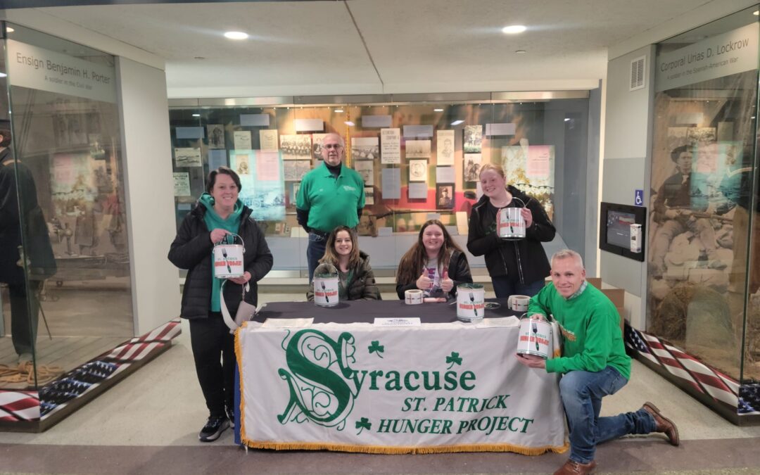 Hunger Project Collecting Donations at the Syracuse Crunch